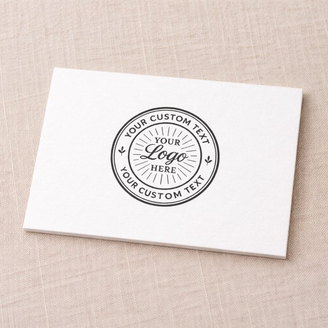 Carte De Remerciements Custom Logo Personalized Business Branding Seal (Créateur téléchargé)
