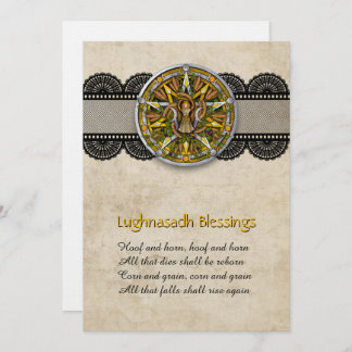 Carte De Remerciements Customizable Lughnasadh Lammas Greeting Card