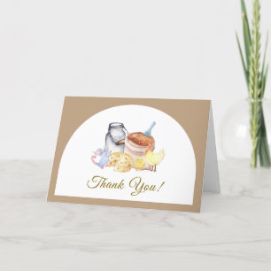 Carte De Remerciements Cute Cultivé localement Baby shower de souris de p