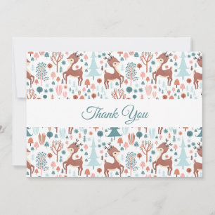 Carte De Remerciements Cute Deer