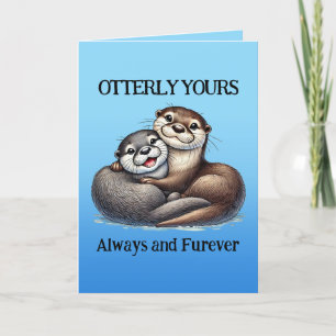 Carte De Remerciements Cute Otterly VOS Toujours et Furever