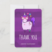 Cute Unicorne dans les lunettes en forme de coeur