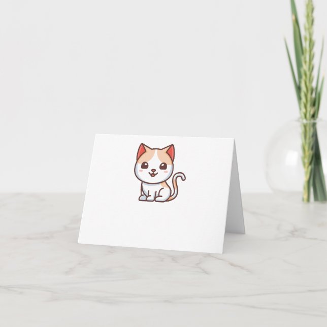 Carte De Remerciements cutekitty ! (Devant)