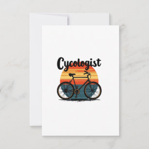Carte De Remerciements Cycologiste : Energetic Biker Tee - pour le cyclis