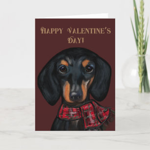 CARTE DE REMERCIEMENTS DACHSHUND     