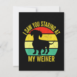 Carte De Remerciements Dachshund papa hommes