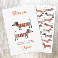 Dachshund Wiener Saucisse Chien Fête Personnalisée