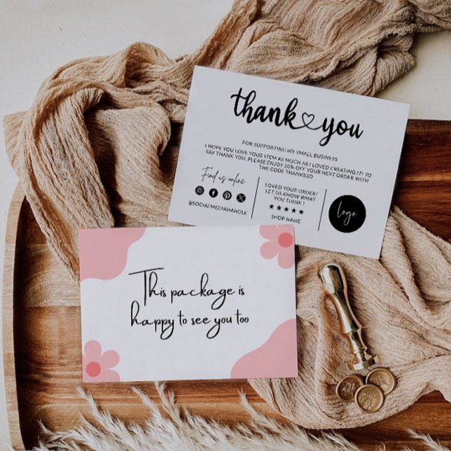 Carte de remerciements d'affaires moderne modifiab (Editable Modern Business Thank You Card,)
