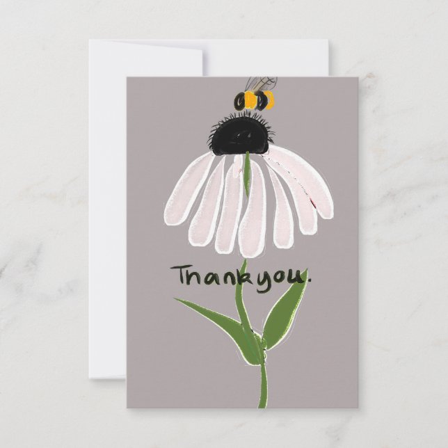 Carte De Remerciements Daisy et Bee Adorable Art Card (Devant)