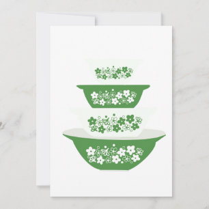 Carte De Remerciements Daisy fou Pyrex