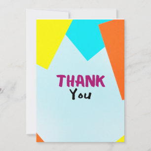 Carte de remerciements d'amitié