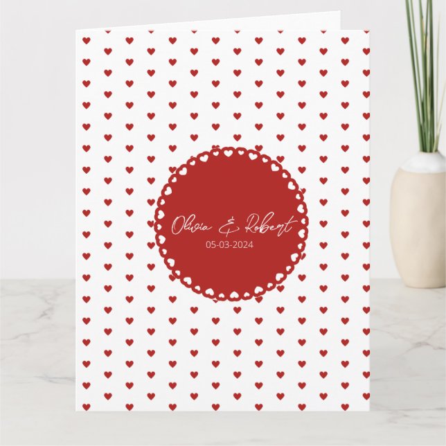 Carte de remerciements d'amour personnalisé (Devant)