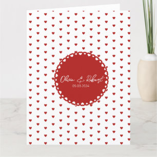 Carte de remerciements d'amour personnalisé