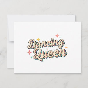 Carte De Remerciements Dancing Queen