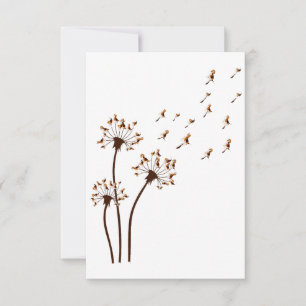 Carte De Remerciements Dandelions Beagles Dandelions Beagle chien