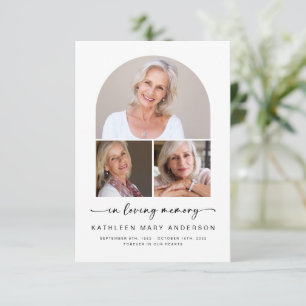 Carte De Remerciements Dans la mémoire aimante   Sympathie pour les funér