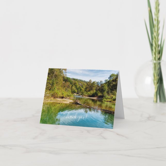 Carte de remerciements d'automne de Bryant Creek (Devant)