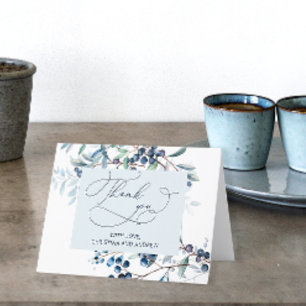 Carte de remerciements de Baby shower Berry Sweet