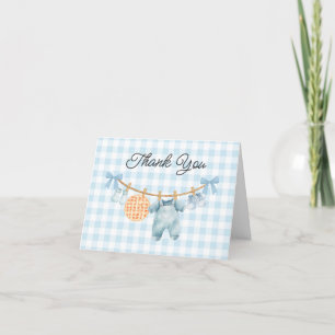 Carte de remerciements de Baby shower de Cutie Pie