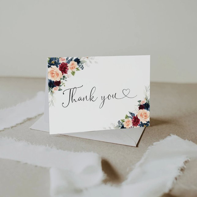 Carte de remerciements de Baby shower de la Bourgo (Créateur téléchargé)