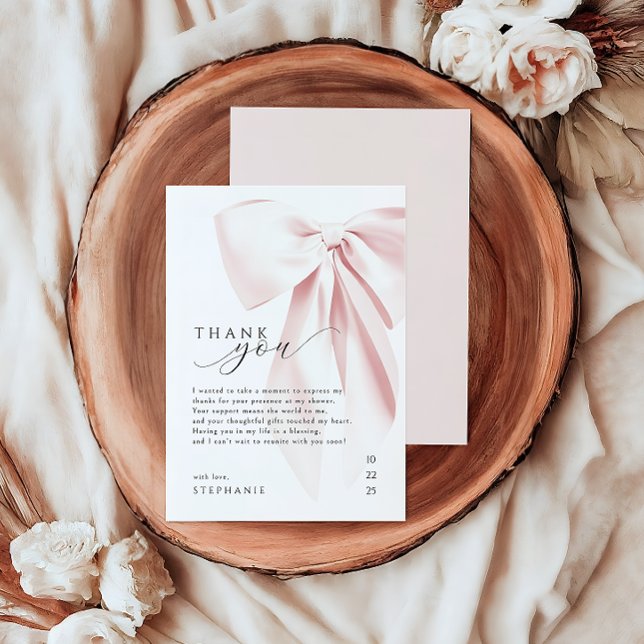 Carte de remerciements de Baby shower de la cavern (Créateur téléchargé)