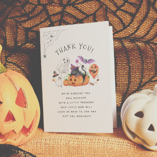 Carte de remerciements de Baby shower de Little Bo