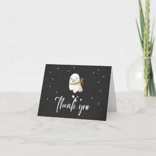 Carte de remerciements de Baby shower d'Halloween