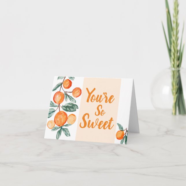 Carte de remerciements de Baby shower Little Cutie (Devant)