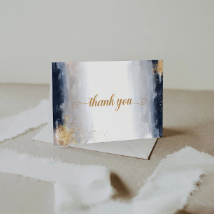 Carte de remerciements de Baby shower Marine et Go