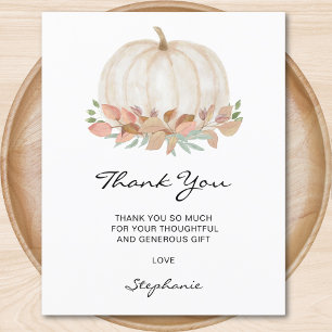 Carte de remerciements de Baby shower petit Citrou