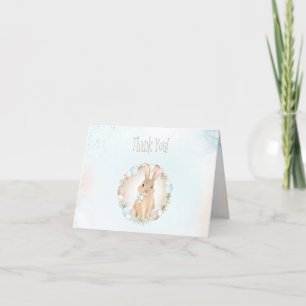 Carte de remerciements de Baby shower pour garçons