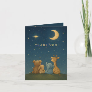 Carte de remerciements de Baby shower Twinkle Litt