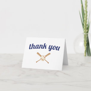 Carte de remerciements de baseball