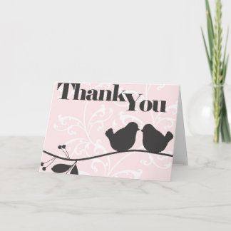 Carte de remerciements de Brids d'amour