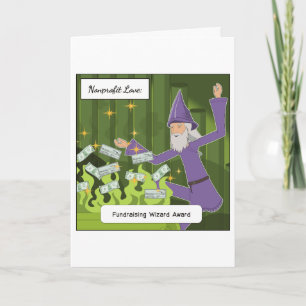 Carte de remerciements de collecte de fonds à but 