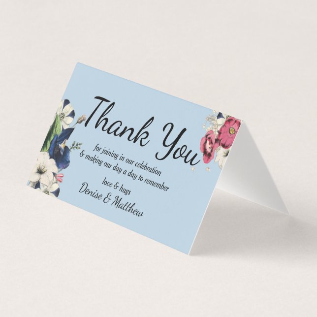 Carte de remerciements de collection externe (Front)