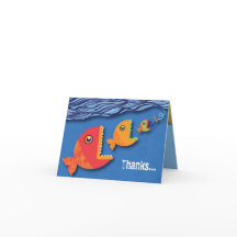 Carte de remerciements de crochet, de ligne et de