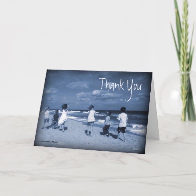 Carte de remerciements de cru de Fort Lauderdale (Devant)