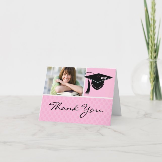 Carte de remerciements de diplôme (Devant)