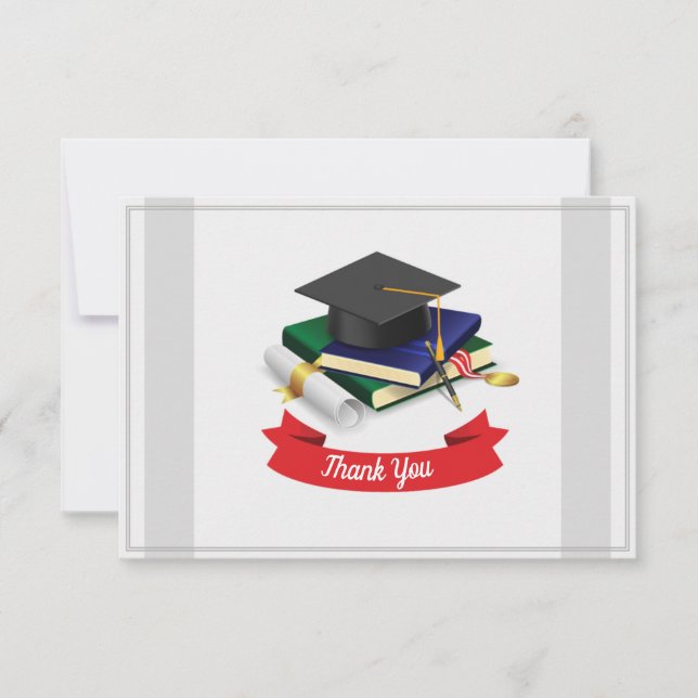 Carte de remerciements de diplôme (Devant)