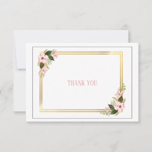 Carte de remerciements de Dogwood Swag