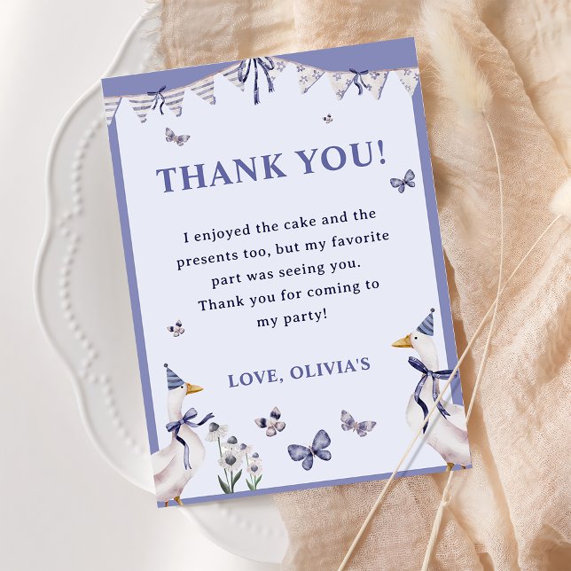 Carte de remerciements de fête d'anniversaire d'Oi (Créateur téléchargé)