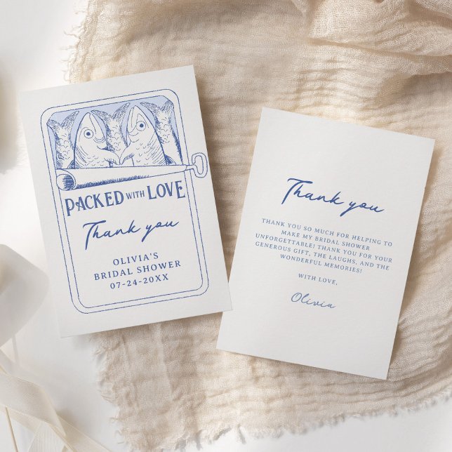 Carte de remerciements de Fête des mariées de Sard (Créateur téléchargé)