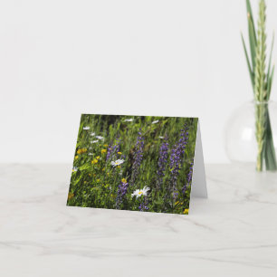 Carte de remerciements de fleurs