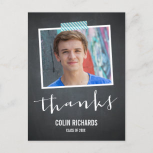 Carte de remerciements de graduation des vols à te