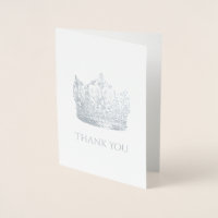 Carte de remerciements de la couronne