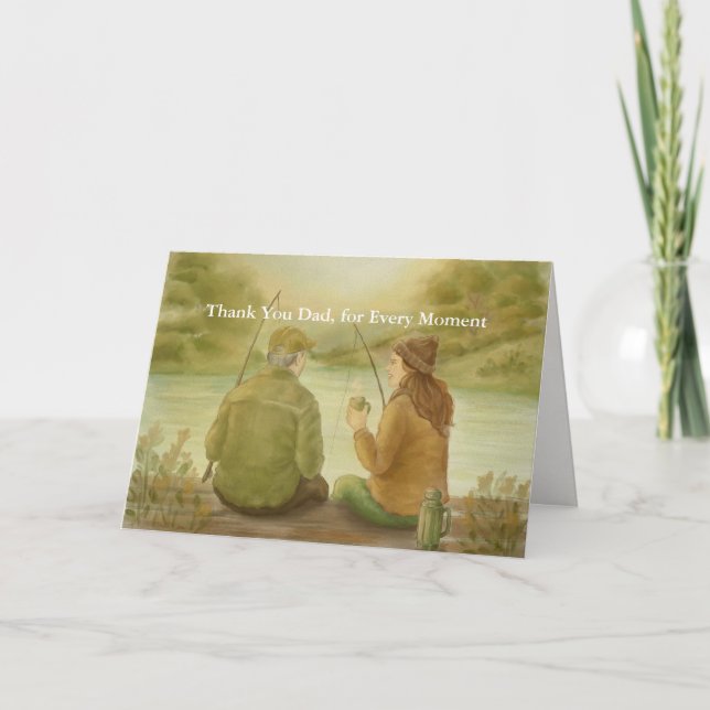 Carte de remerciements de la Fête du Père de la Fi (Devant)