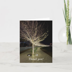 Carte de remerciements de la promenade des arbres