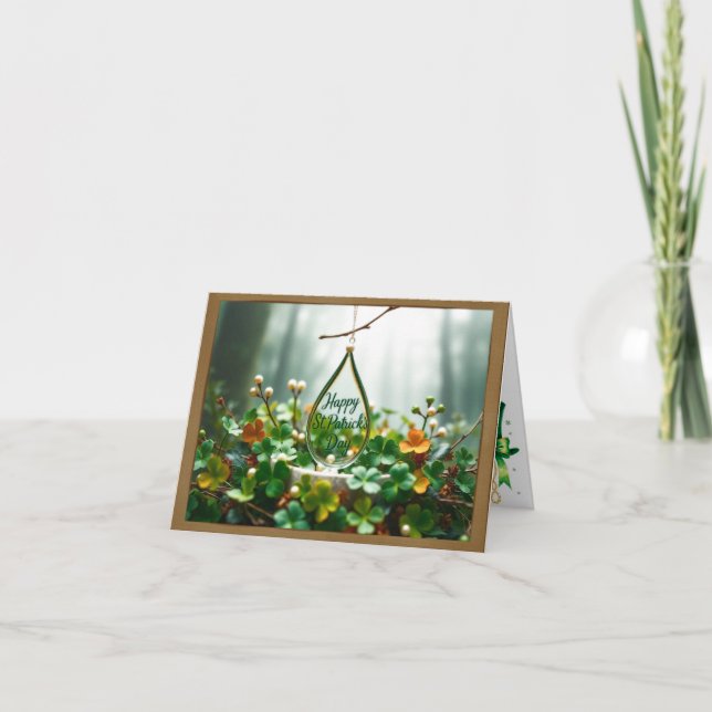 Carte de remerciements de la Saint-Patrick (Devant)