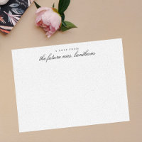 De l'avenir Mme nuptiale douche personnalisée